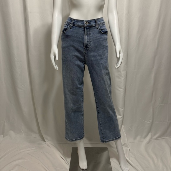 Kensie Light Blue Straight Leg Jeans - Picture 2 of 9